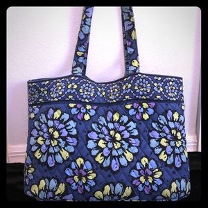 Vera Bradley Blue Paisley Tote Bag